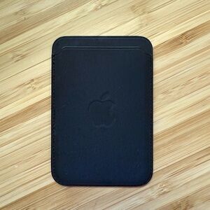 Apple black FineWoven MagSafe wallet